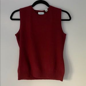 Excellent condition cashmere sleeveless sweater